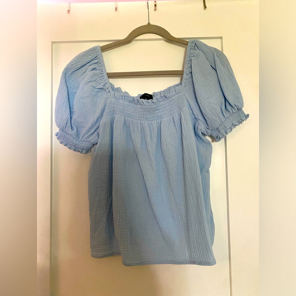 J Crew square neck top